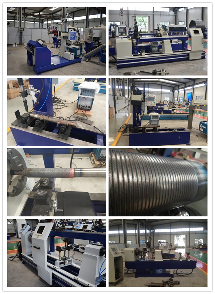 Industrial Plant Production Automatic CNC Mag MIG Hydraulic Cylinder Welding for Steel Piston Rod Welder